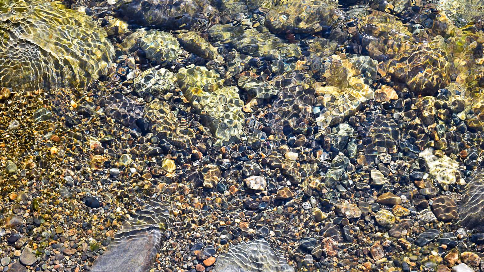 Orbeton shallows, prism, rocks